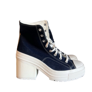 Converse Chuck 70 De Luxe Heel Navy Denim Unisex Shoe Size 12.5 or 10.5